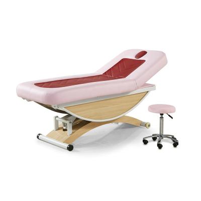 China Modern Luxury Movable Massage Table Strong Bearing Beauty Salon Furniture Body Therapy 4 Electric Motors Cosmetic Facial Spa Lash Bed for sale