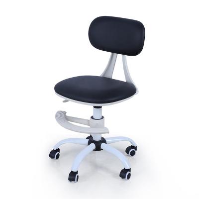 China Easy Clean Modern Salon Furniture Nail Spa Beauty Gas Lift Hydraulic Rotating Technician Stool Chairs With Back for sale