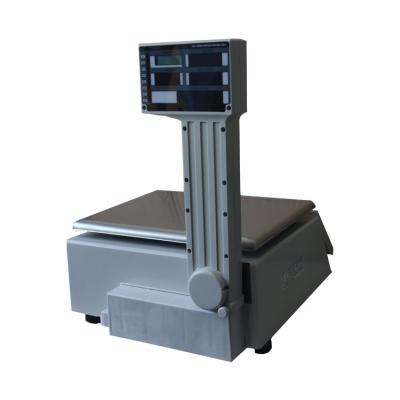 China Popular cash register label printing scale for supermarket 52*52*24(cm) for sale