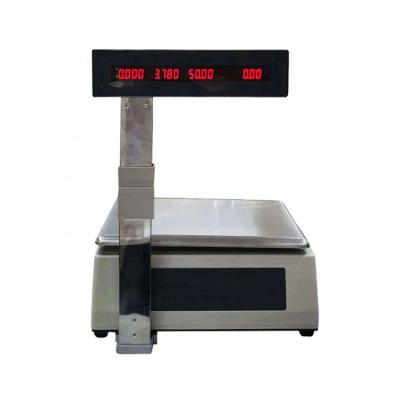 China TMA Series Electronic Cash Register Scale Barcode Label Printing Scales for Supermarket 52*52*24(cm) for sale