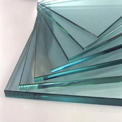 China Supermarket 10mm Pool Fence Clear Toughened Glass Panel for sale