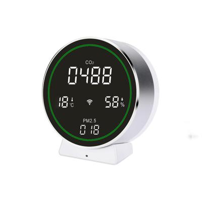 China High Quality Indoor Digital Laser Dust Sensor PM2.5 Air Quality Measurement Monitor CO2 Air Quality Meter HUA6-4PC for sale