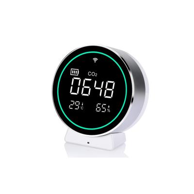 China High Quality Portable CO2 Monitor Smart Home Product Tuya Wifi Ndir Medidor De Co2 Carbon Dioxide Detector CO2 Meter 98*47*108mm for sale