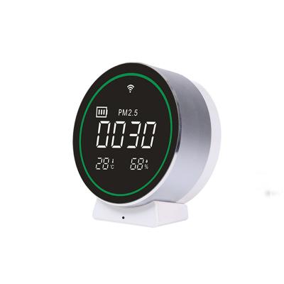 China APP Control Tuya Remote WiFi View Air Quality Analyzer Pm2.5 Detector Monitor 110*98*48mm for sale