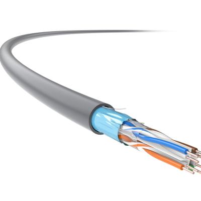 Κίνα Μπουφάν FTP 23AWG Ethernet CAT 6A Cable Solid Bare Copper PVC Jacket προς πώληση