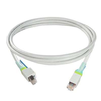 China RJ45 Patch Cord Cat 6 FTP 26AWG Bare Copper with Pull Rod PVC Sheath for sale