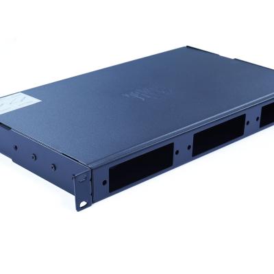 China Fiber Optic Patch Panel Rack Mounted 1U 48 Core for sale