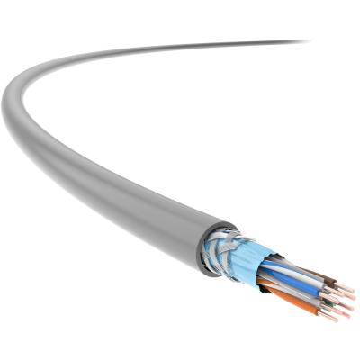 중국 SFTP Cat 6A 케이블 CAT 6A 네트워크 케이블 23 AWG 베어 구리 PVC 재킷 판매용