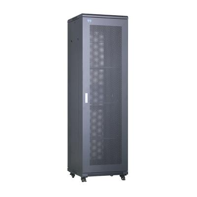 China Network Rack Cabinet 42U 19 Inch Rack Cabinet Mesh Door for sale