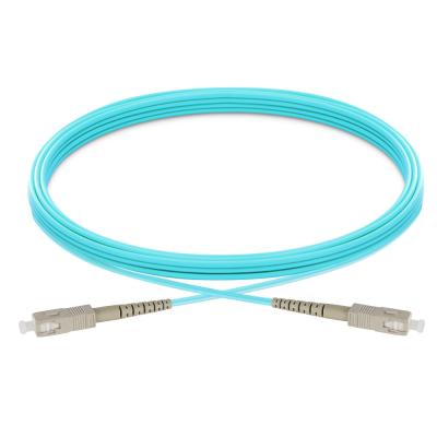 China Multi Mode OM3 Fiber Optic Patch Cord SC-SC Simplex/Duplex for sale