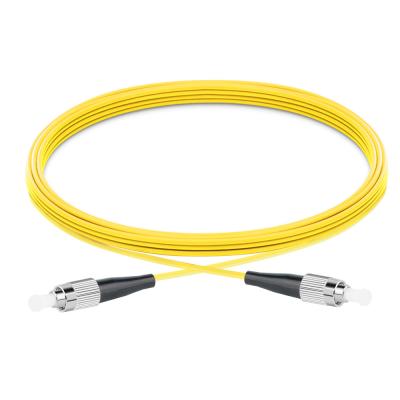 China Single Mode Fiber Optic Patch Cord FC FC Adaptor PVC Sheath for sale