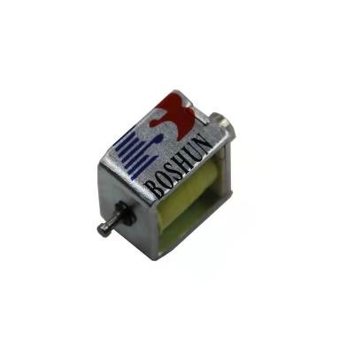 China Customized DC12V push type frame solenoid BS-0516S-01 frame solenoid linear for sale