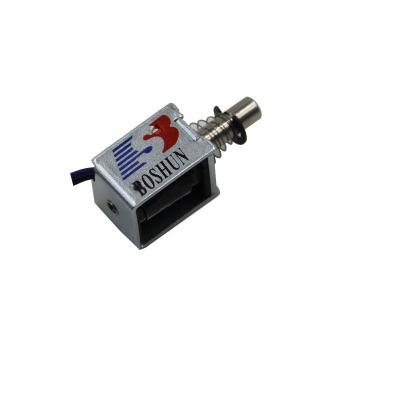 China Customization Mini DC3V pull on-off open frame solenoid for cabinet for sale