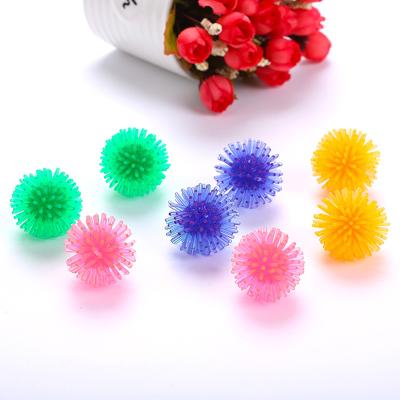 China Stocked Colorful Spike Ball For Cat Soft Cat Ball In Pet Toy for sale