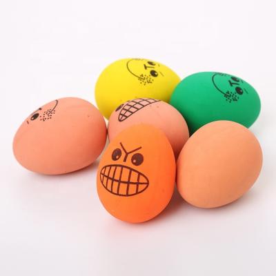 China Amazon Funny Cute Eggs Ball Dog Viable Hot Selling Rubber Solid Elastic Toy for sale