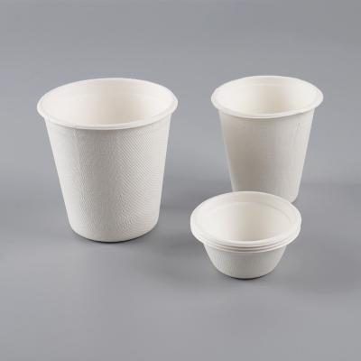 China Biodegradable 16oz 12oz Take Away Bio Cereal Disposable Bio Degradable Cup Custom Eco Friendly Bagasse Coffee for sale