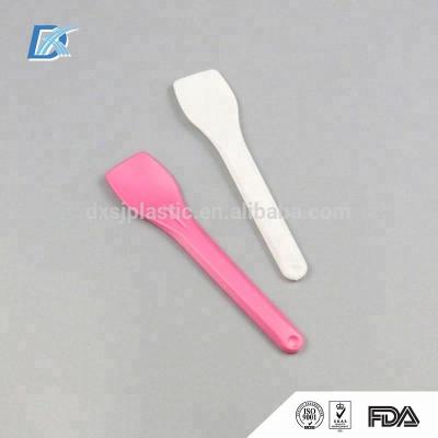 China Disposable Mini Biodegradable Disposable Eco-friendly Colorful Plastic Ice Cream Spoon for sale