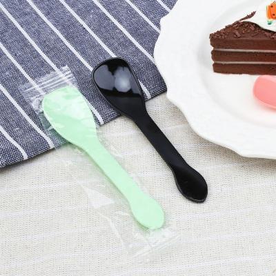 China Disposable Individually Wrapped Disposable Plastic Scoop for Ice Cream Mini Ice Cream Scoop for sale