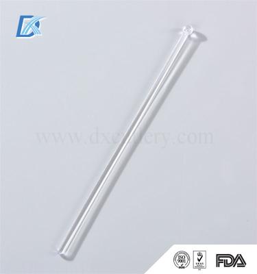 China Wholesale Disposable Clear Long Handle Coffee Cocktail Custom Plastic Cocktail Sticks for sale