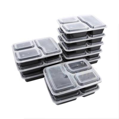 China Eco Friendly Microwavable Take Away Disposable Plastic Bento Box for sale