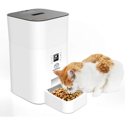 China Wholesale Automatic Automatic Dry Pet Food Dispenser Cat Pet Feeder With Timer Automatic Dog Feeder for sale