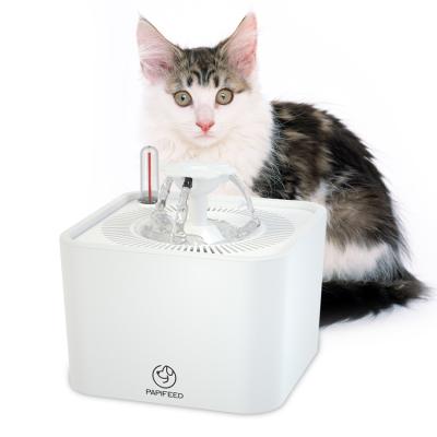 China Automatic Pet Supplies Papifeed Automatic Cat Water Dispenser Smart Pet Drinking Fountain for sale