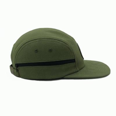 China COMMON Wholesale Cotton Twill Sports Camping Camp Five Panel 5Panel Cap Flat Brimmed Hat Caps Hats for sale