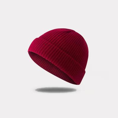 China Quality Casual Custom Winter Factory Warm Acrylic Knitted Beanies Beanies Without Hats Custom Logo for sale