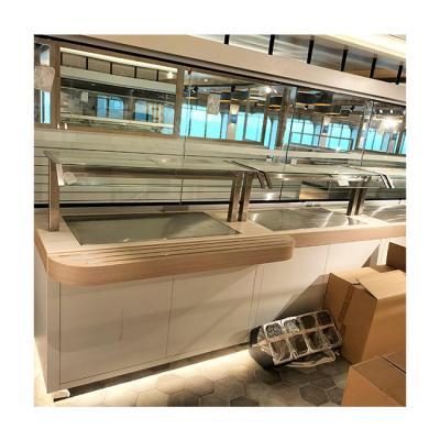 China Multi-Function Factory Directly Supply Modern Led Waterproof Stone Counter Counter Kitchen Counter Buffet Table Top Sideboard Counter for sale