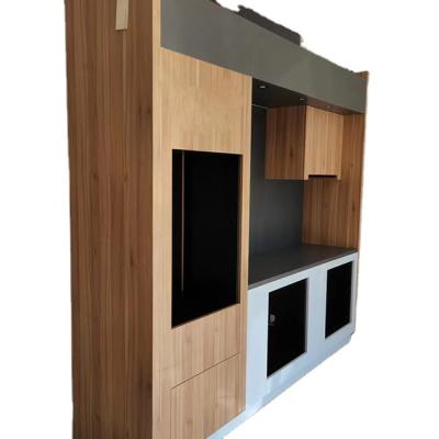 China Cheap and high quality wall unit display furniture multifunctional durable wall unit in living room for sale