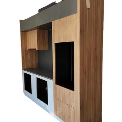 China Wholesale High Quality Modern Stylish Wall Unit Multifunctional Display Wall Unit In Living Room for sale