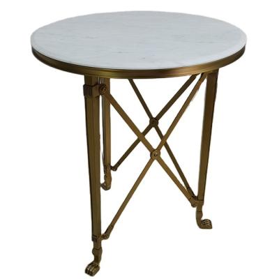 China Manufacturers Multifunctional Direct Selling Tea Table Cafe Round Marble Top Coffee Table For Hotel Furniture for sale