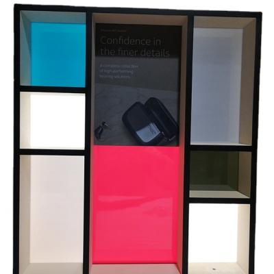 China Manufacturers Direct Selling Light Box Show Store Fixtures Outdoor Multifunctional Wooden Rectangle for sale