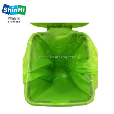 China 30 Heavy Duty Biodegradable Black Garbage Plastic Garbage Bag Garbage Rolls for sale