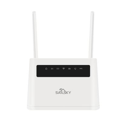 China Hot Sale New Arrival 4G LTE House/School/Apartment/Restaurant Sailsky XM220 Enterprise/CPE WiFi Router with Sim Card Slot Support Build-In Battery and RJ11 VoLTE Function for sale