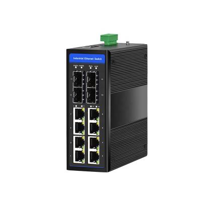 China POE Sailsky Managed Industrial Grade POE Ethernet Switch with 8 1000M POE Ports SY3408M for sale