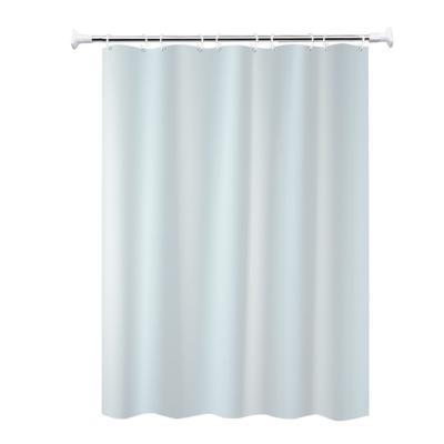 中国 Toilet Bathroom Peva Solid Color Stocked Shower Curtain Sets Bath Partition Hotel Shower Curtain 販売のため