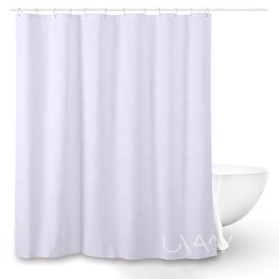 Chine Sustainable Hotel Fabric Shower Curtain Waterproof And Rust Free Bath White Shower Curtain à vendre