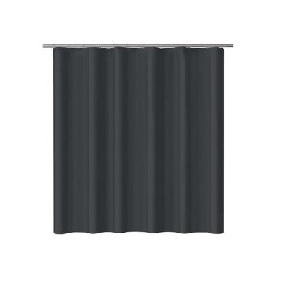 Chine Sustainable Black Solid Color PEVA Custom Wholesale Shower Curtains à vendre