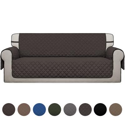 China 1-4 Seater Solid Color 3 Seater Sofa Cover Set Slipcover Waterproof Furniture Protector Covers Sofa for sale