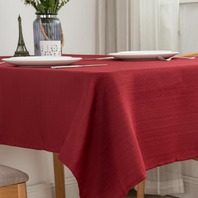 中国 Small Round Oilproof Tablecloth Wedding MOQ / Round Square Table Cloth / Square Custom Bobby Tablecloth 販売のため