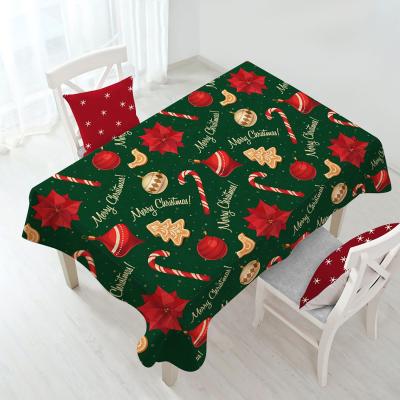 China Rectangular New Year Oilproof Kitchen Party Table Covers Christmas Home Dining Table Decorations Table Cloth à venda