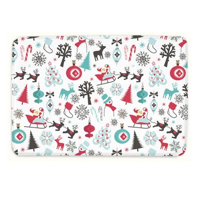 中国 Bathroom Tub Mat Artistic Christmas Custom Design Sustainable Child Print Mat Surface For Bathroom 販売のため