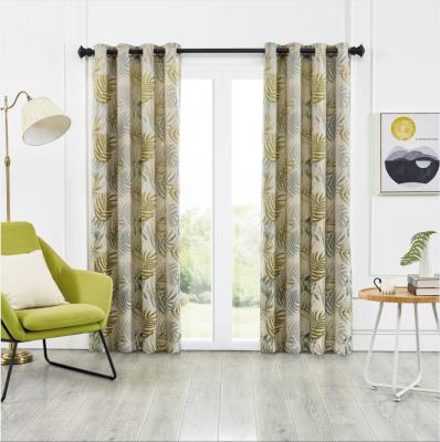 China Modern high quality printed ready window curtains polyester curtain made curtain with living room Te koop