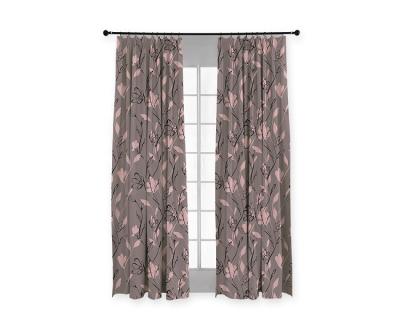 Cina Modern Designs Window Curtains Living Room , Hotel Office Polyester Ready Made Window Curtain in vendita