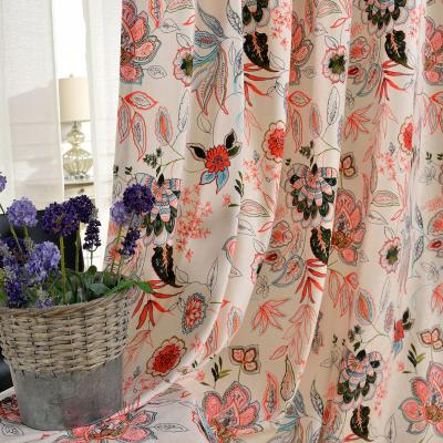 China Blackout Block Sunlight And Ultraviolet Fancy Fabric Window Curtain Te koop