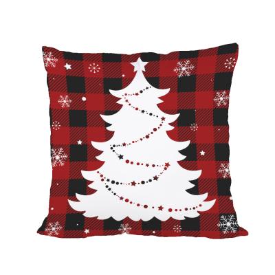 중국 Hotel Rustic Christmas Holiday Polyester Pillow Case For Sofa Couch Christmas Decorations Throw Pillow Covers 판매용