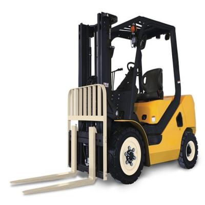 China Hotels Fork Long No-pollution Mini Warehouse 4 Wheel All Terrain Lithium Battery 2.5ton Automatic Electric Forklift for sale