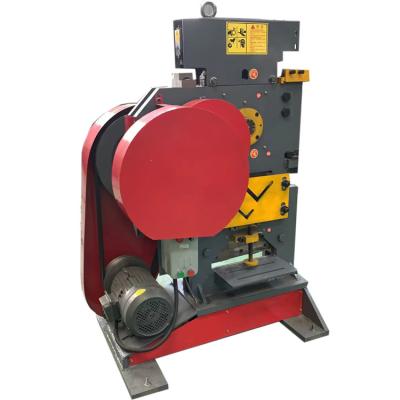 China Large Retail Multifunctional Manual Combo Hole Machine Hydraulic Punch And Shear Machine Angle Iron Steel Metal Punch for sale