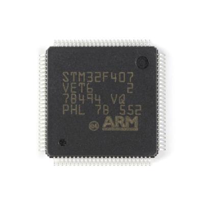 China STM32F407VET6 STM32F407 LQFP-100 Standard Microcontrollers Specialty MCU IC Chips for sale